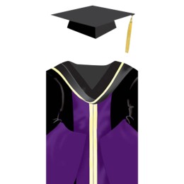 Customized CUHK doctor of music graduation gown robe black hood graduation gown manufacturer The Chinese University of Hong Kong (CUHK) DA272 Customized CUHK doctor of music graduation gown robe black hood graduation gown manufacturer The Chinese University of Hong Kong (CUHK) DA272
